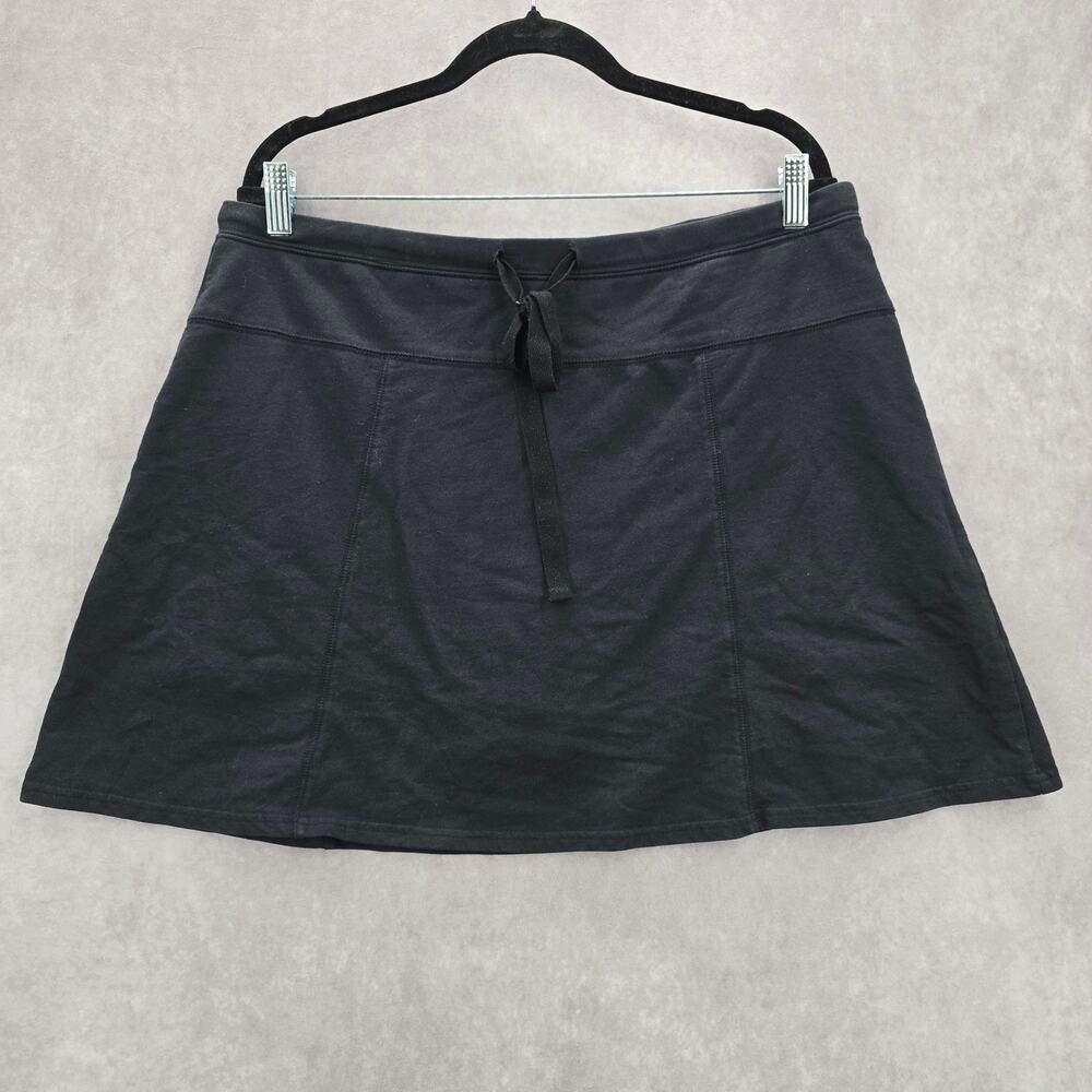 Silverwear Black‎ Pullon Active Sports Skort Short Skirt Stretch XL Extra Large